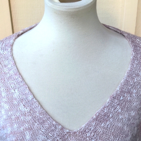 BCBGenerationTwist Tie Knot Long Sleeve Sweater Heather Xs Small New - Picture 4 of 5